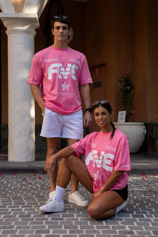 NEVER WALK ALONE CULTURED TEE | EDITION 2.0  BUBBLEGUM PINK