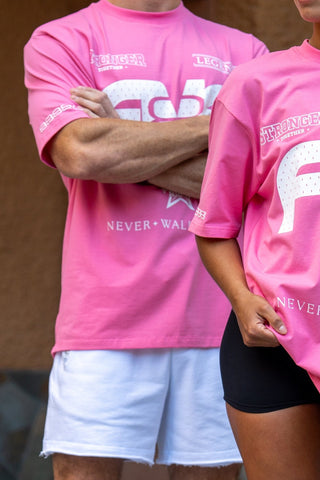 NEVER WALK ALONE CULTURED TEE | EDITION 2.0  BUBBLEGUM PINK