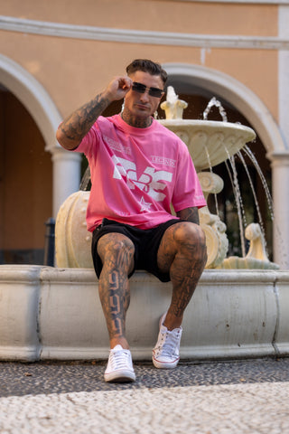 NEVER WALK ALONE CULTURED TEE | EDITION 2.0  BUBBLEGUM PINK