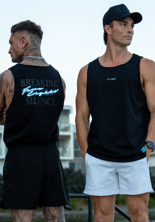 BREAK THE SILENCE SINGLET | EDITION 1.0 ONYX BLACK