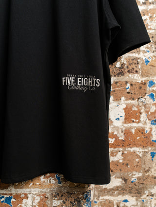 THE CHECK-IN TEE | BLACK / GREY