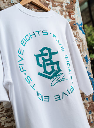 ORIGIN TEE | WHITE / GREEN