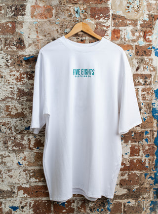 ORIGIN TEE | WHITE / GREEN