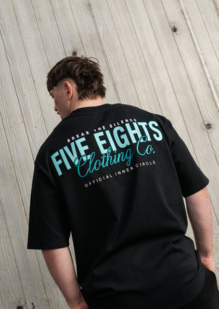 THE CHECK-IN TEE | BLACK / GREEN