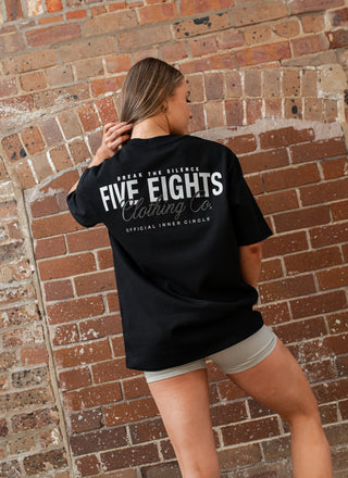 THE CHECK-IN TEE | BLACK / GREY