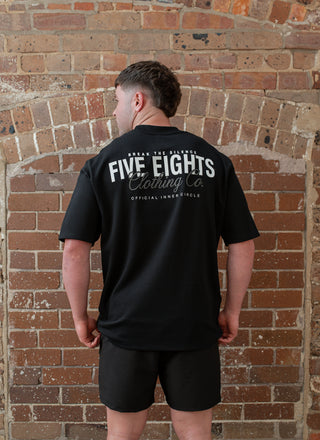 THE CHECK-IN TEE | BLACK / GREY