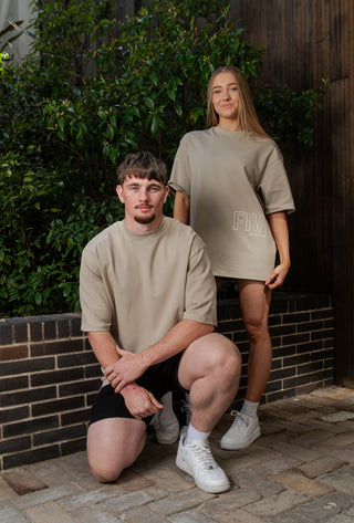 THE COMEBACK TEE | SMOKED TAUPE