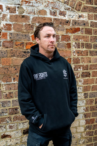 THE ENFORCER HOODIE 2.0 | BLACK / TAN