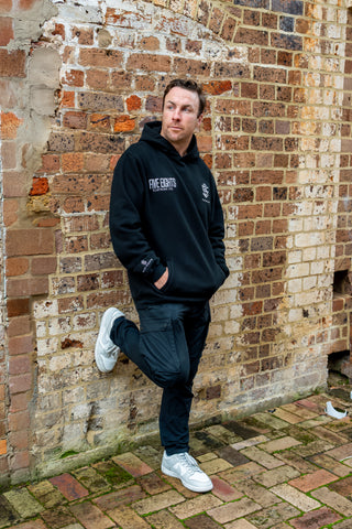 THE ENFORCER HOODIE 2.0 | BLACK / TAN