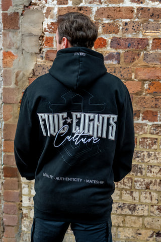 THE ENFORCER HOODIE 2.0 | BLACK / TAN