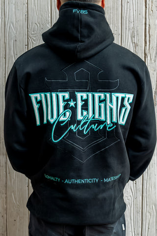 THE ENFORCER HOODIE 2.0 | BLACK / GREEN