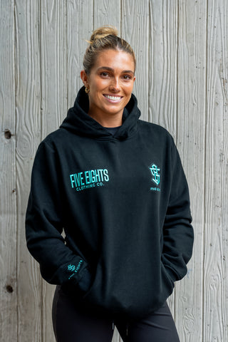 THE ENFORCER HOODIE 2.0 | BLACK / GREEN