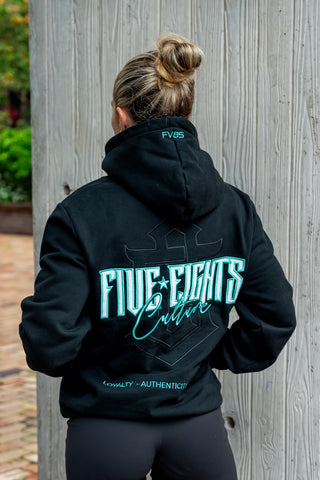 THE ENFORCER HOODIE 2.0 | BLACK / GREEN