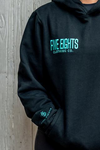 THE ENFORCER HOODIE 2.0 | BLACK / GREEN