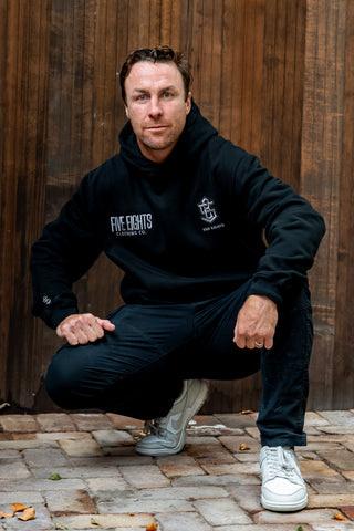 THE ENFORCER HOODIE 2.0 | BLACK / TAN