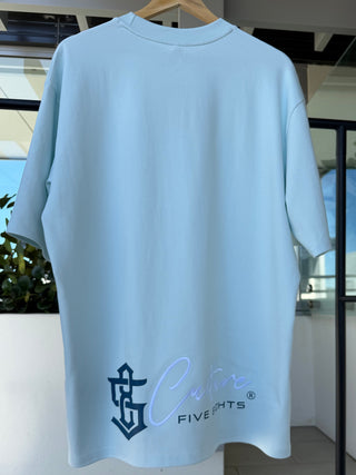 CONNECTED TEE | MISTY BLUE