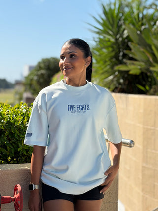 CONNECTED TEE | MISTY BLUE