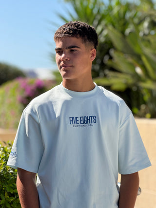 CONNECTED TEE | MISTY BLUE