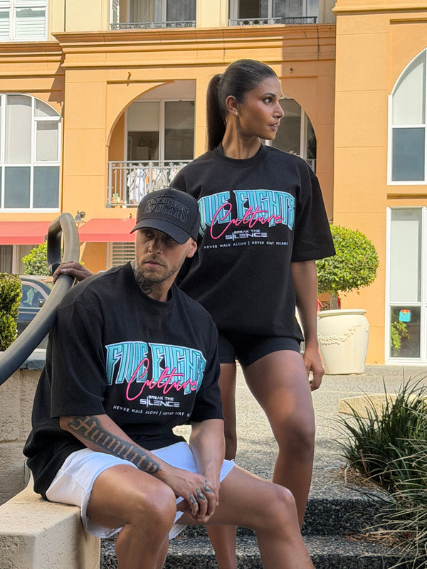 COMMON GROUND TEE | BLACK / GREEN