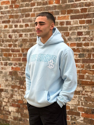 FRONTLINE HOODIE | BABY BLUE