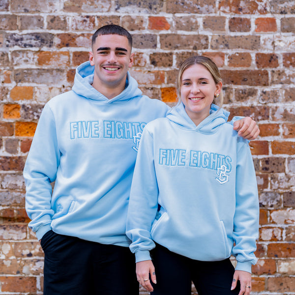 FRONTLINE HOODIE | BABY BLUE
