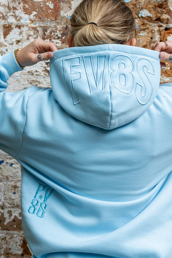 FRONTLINE HOODIE | BABY BLUE